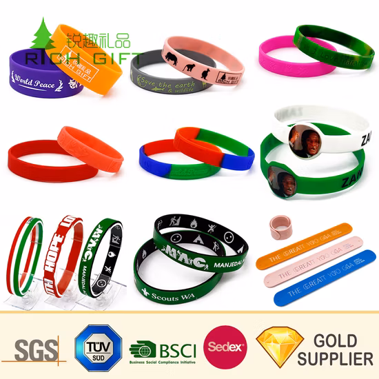 Customized Logo Thermal Woven Festival Elastic Fabric Paper Vinyl Tyvek Event Bracelet PVC Slap Rubber Keychain Glow Silicone RFID Gift Promotional Wristband