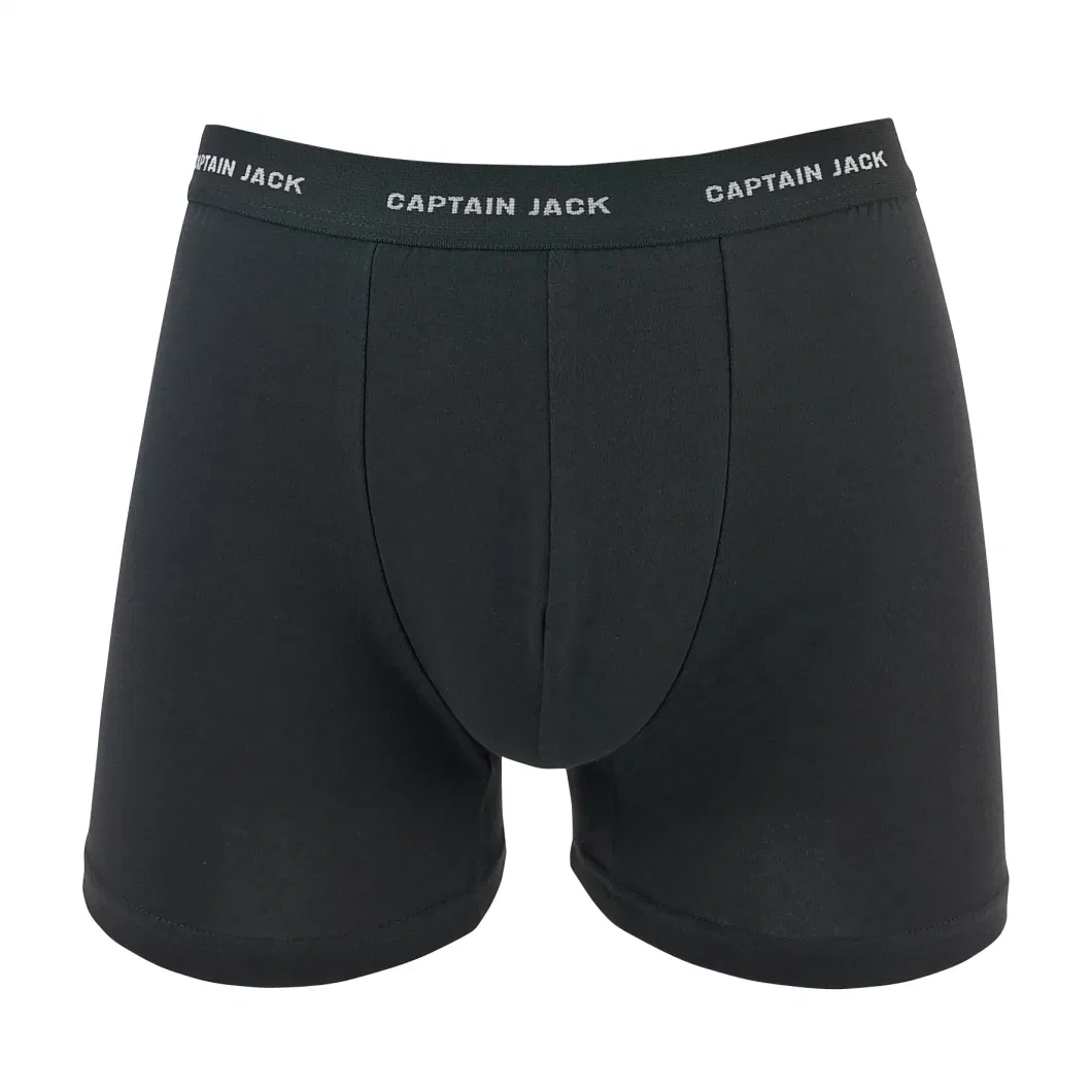 Hot Sale Comfort Cotton Classic Design Solid Color Men Boxers