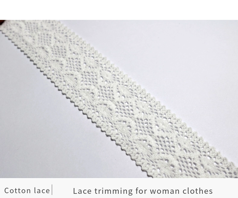 3.8 Cm Fashion New Arrival Cotton Lace Trim Garment Accessories